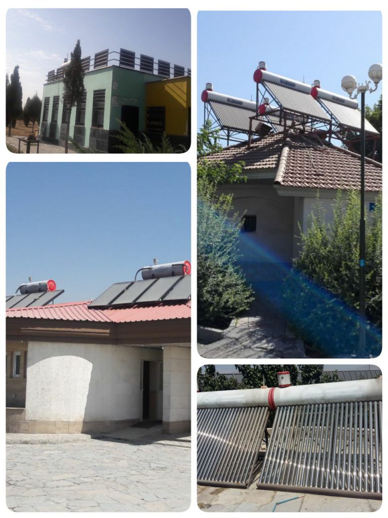 پنل های خورشیدی بوستان های منطقه21
