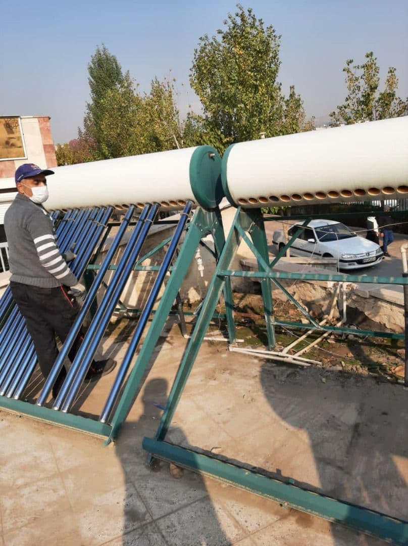 تجهیز بوستان های شمال شرق تهران به آبگرمکن های خورشیدی