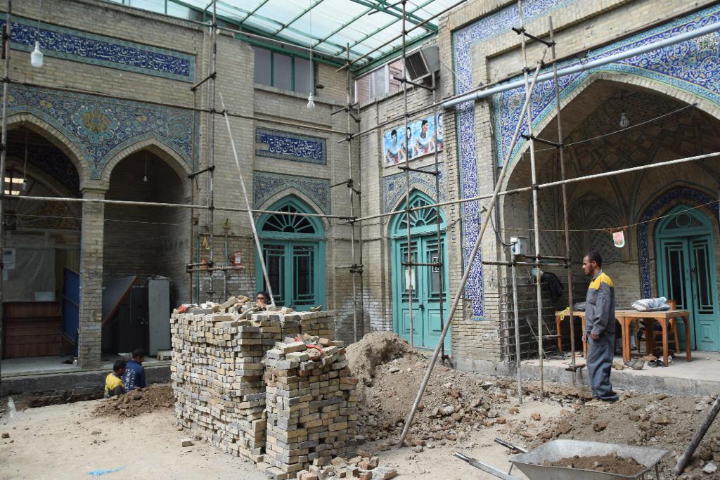  بازسازی مسجد تاریخی افضلیه در حال اجراست