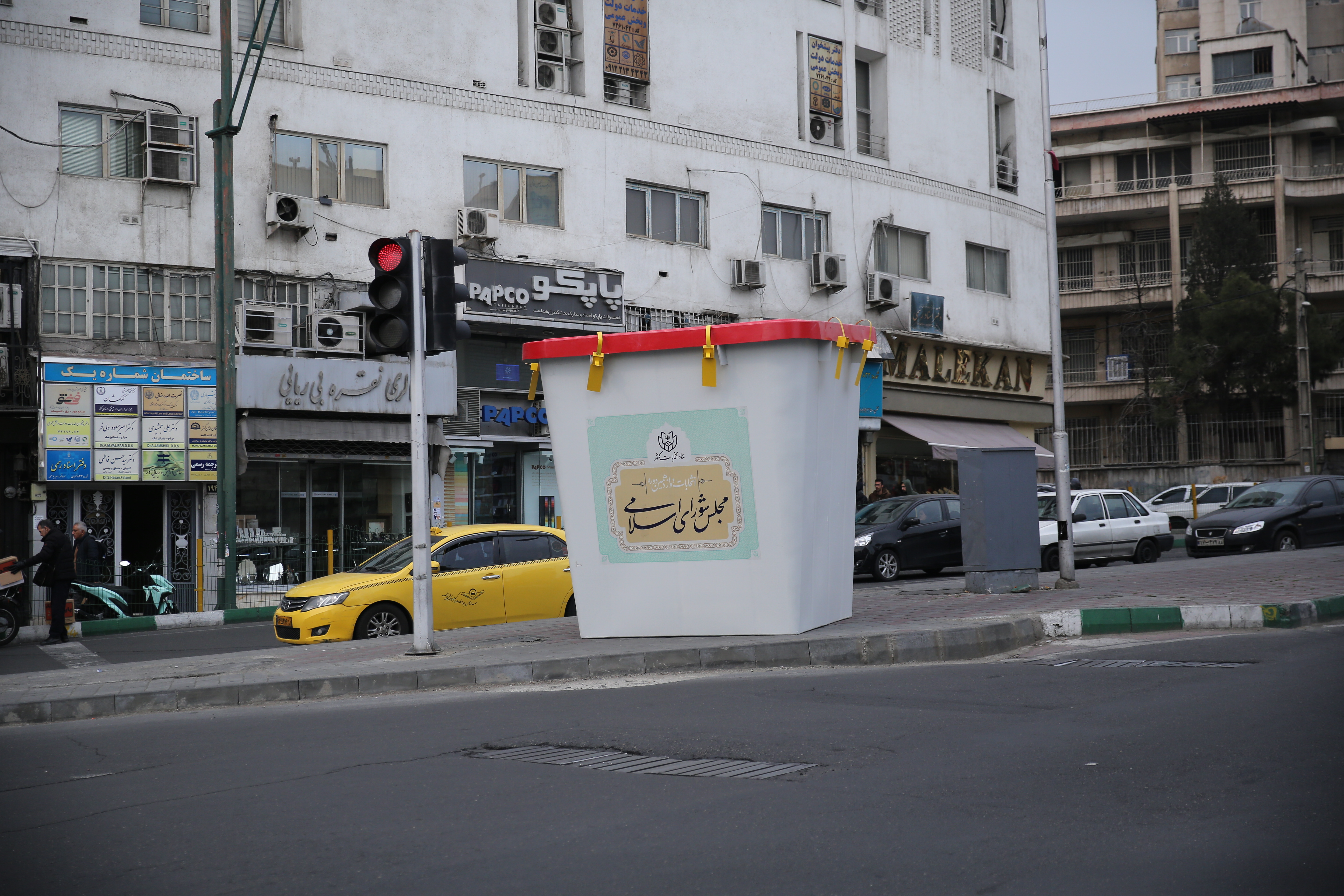 نصب المان‌های صندوق رای در ۷ نقطه شهر تهران