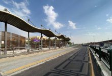 بهسازی ایستگاه سامانه اتوبوس های تندرو هاشمی غربی
